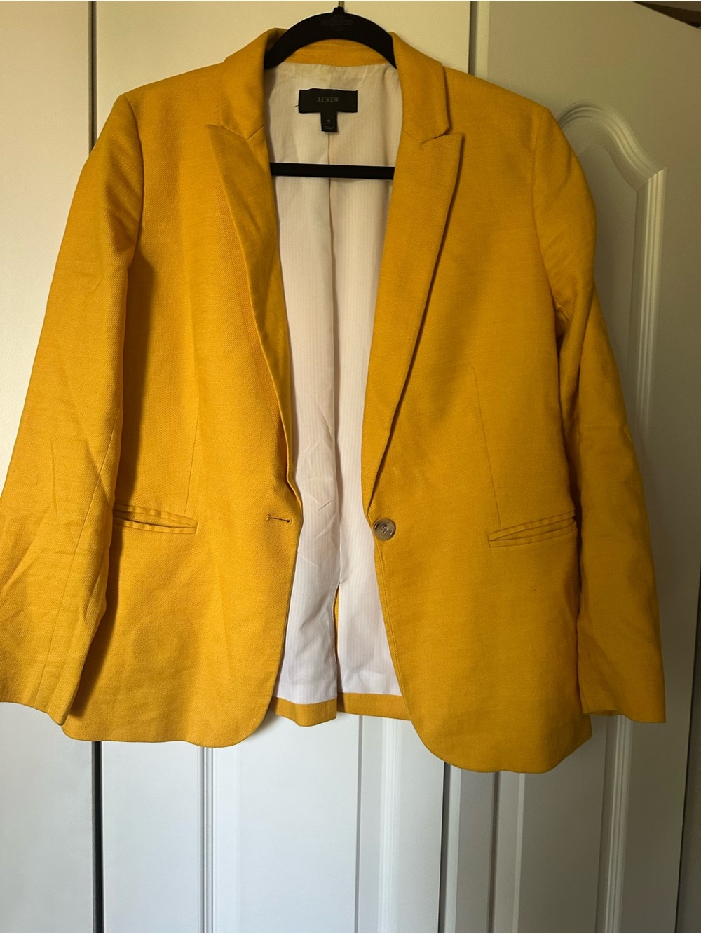 J crew  Yellow Blazer Jacket - Single Button
